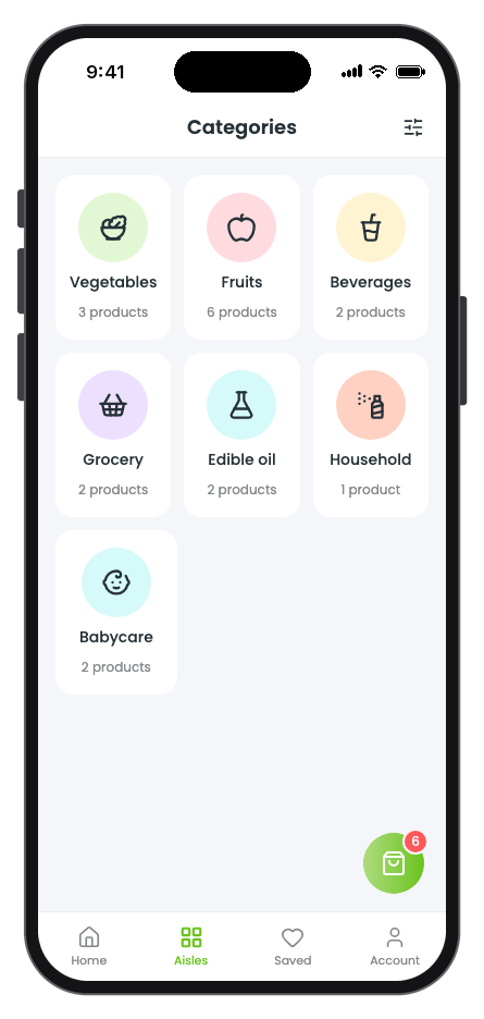 BigCart mobile app template screenshot 4