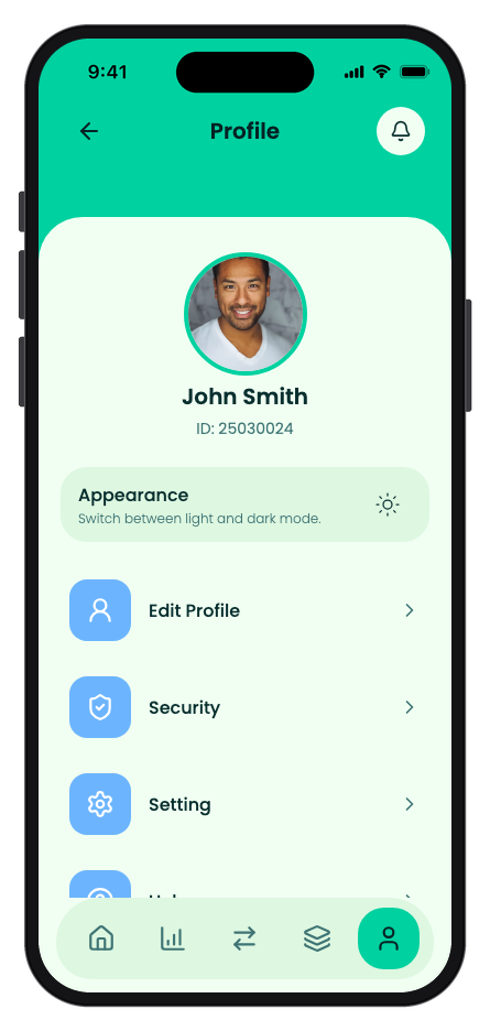 BudgetWise mobile app template screenshot 7