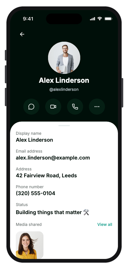 ChatBox mobile app template screenshot 6