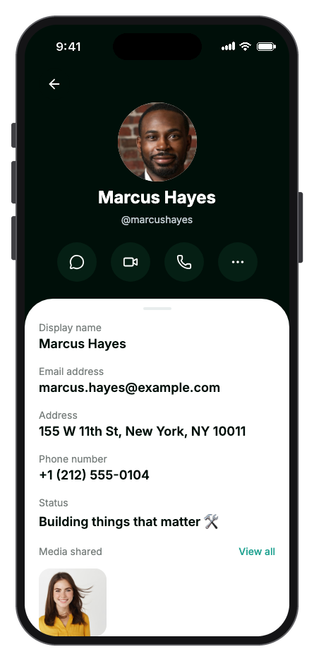 ChatBox mobile app template screenshot 6