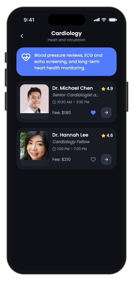 Clinicly mobile app template screenshot 7