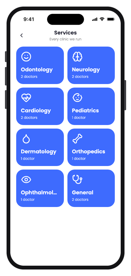 Clinicly mobile app template screenshot 8