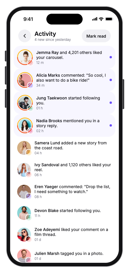 Circlo mobile app template screenshot 4