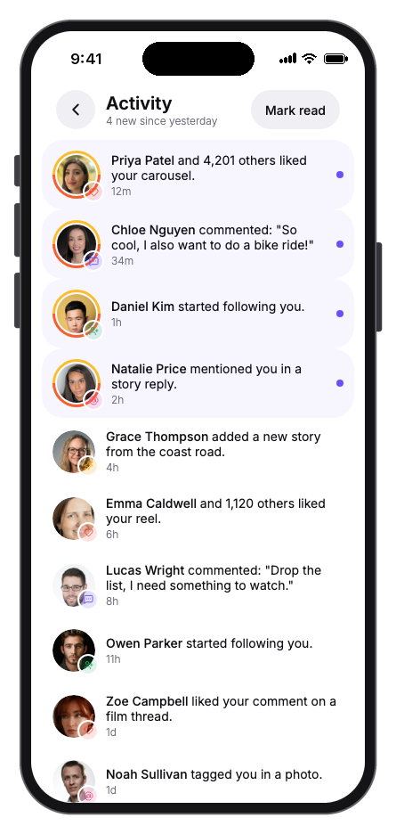 Circlo mobile app template screenshot 4