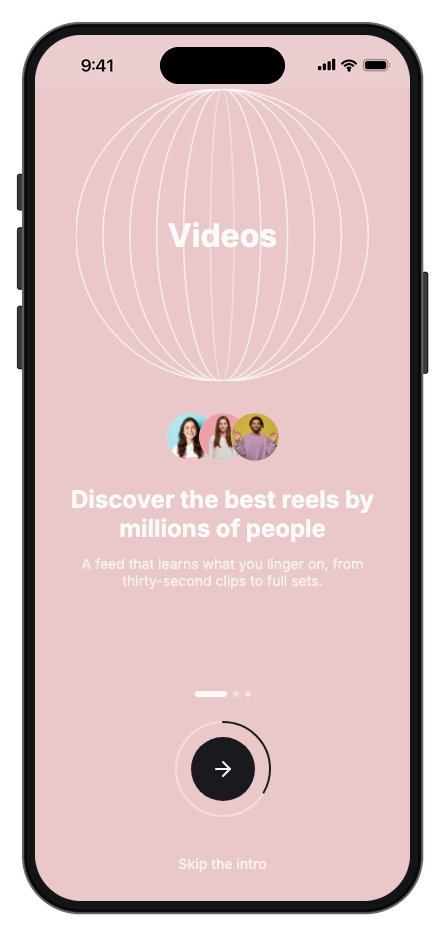 Circlo mobile app template screenshot 5
