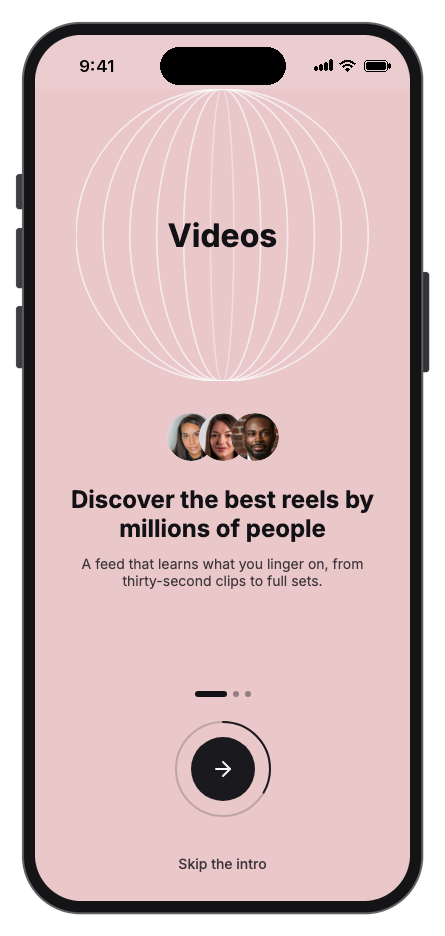 Circlo mobile app template screenshot 5