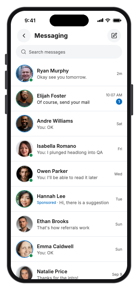 Connectly mobile app template screenshot 4