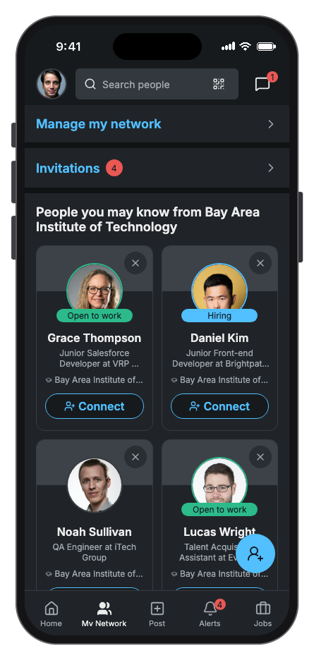 Connectly mobile app template screenshot 5