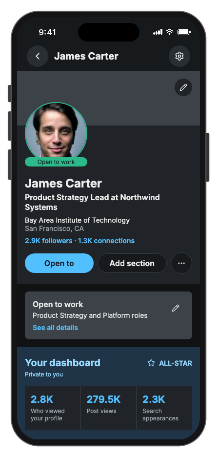 Connectly mobile app template screenshot 7