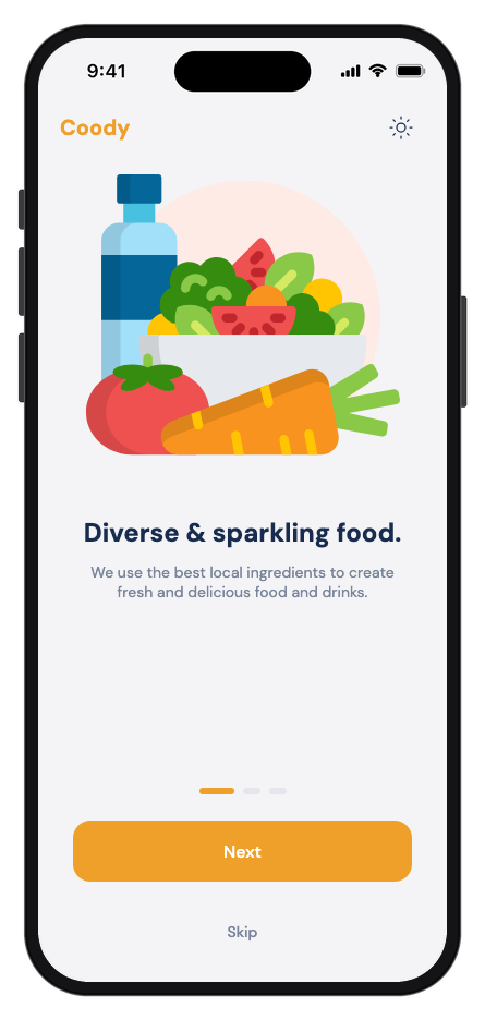 Coody mobile app template screenshot 4