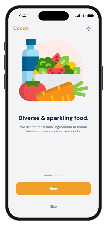 Coody mobile app template screenshot 4