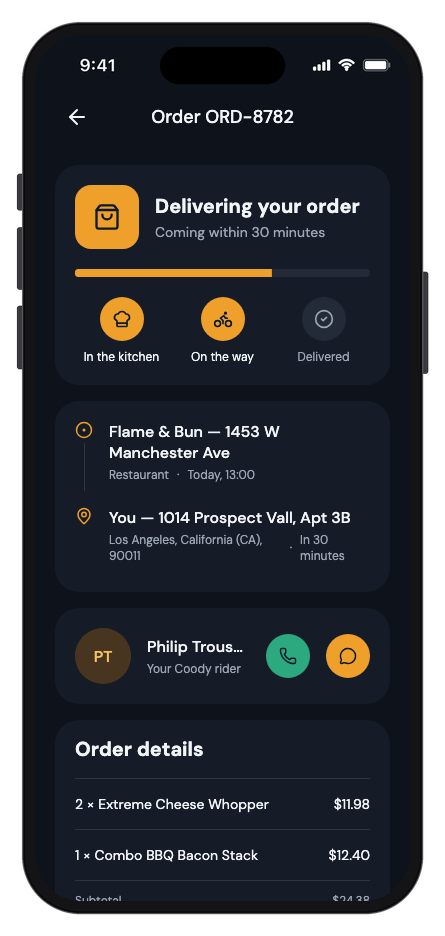 Coody mobile app template screenshot 5