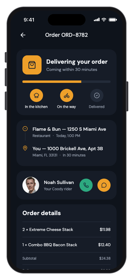 Coody mobile app template screenshot 5