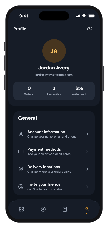 Coody mobile app template screenshot 7
