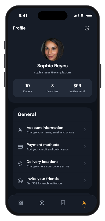 Coody mobile app template screenshot 7