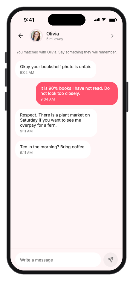 CupidArrow mobile app template screenshot 2