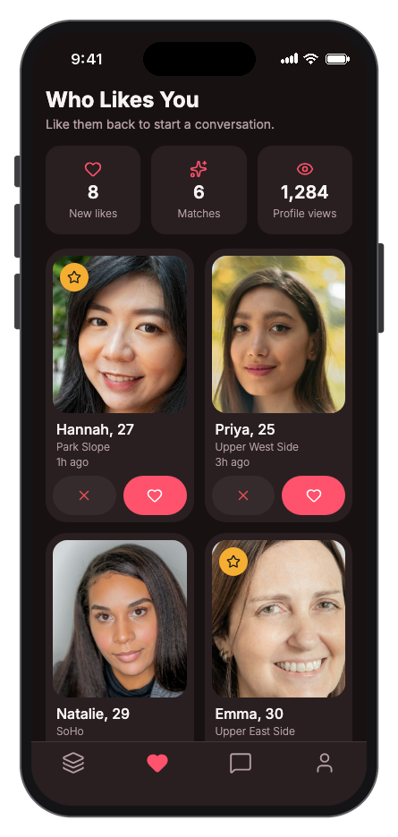 CupidArrow mobile app template screenshot 4