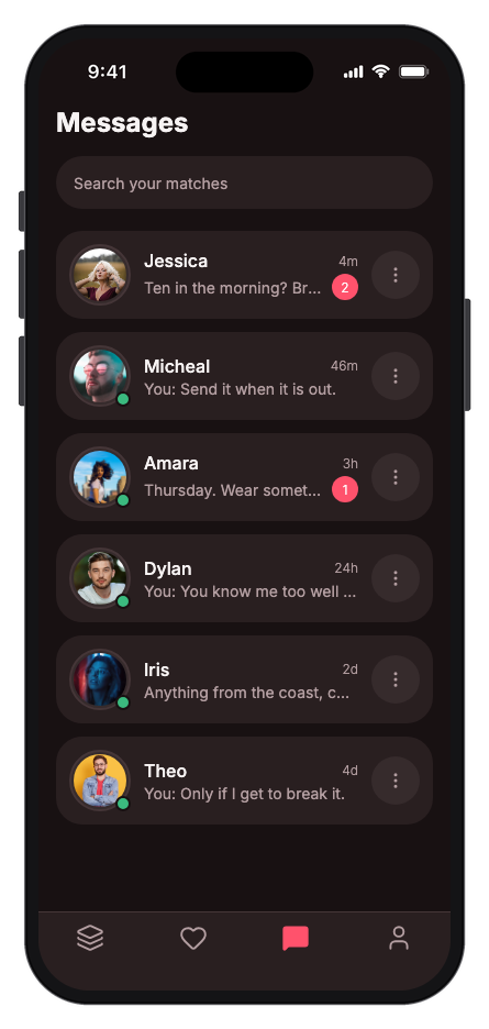 CupidArrow mobile app template screenshot 6