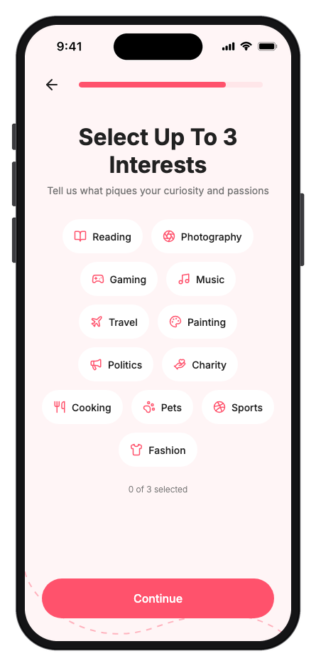 CupidArrow mobile app template screenshot 8