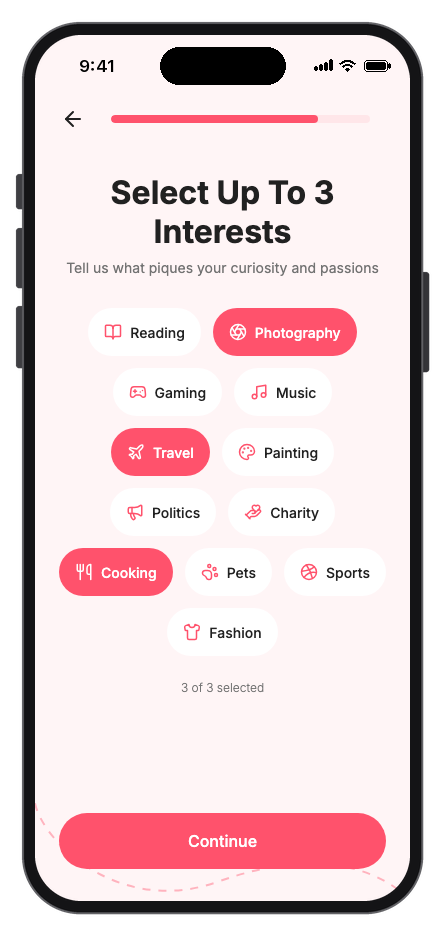 CupidArrow mobile app template screenshot 8