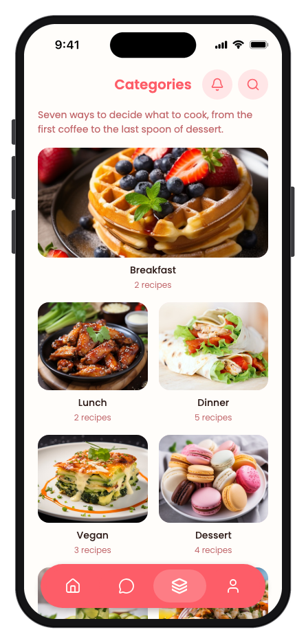 DishDash mobile app template screenshot 3