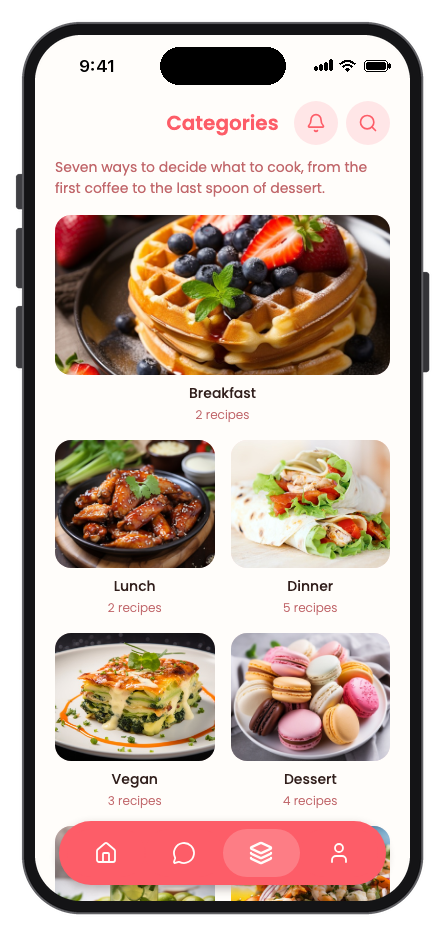 DishDash mobile app template screenshot 3