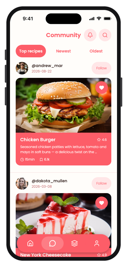 DishDash mobile app template screenshot 5