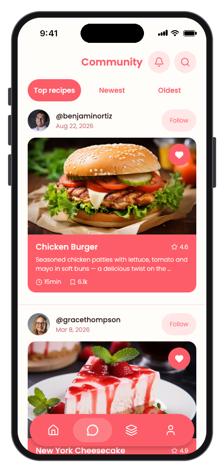 DishDash mobile app template screenshot 5