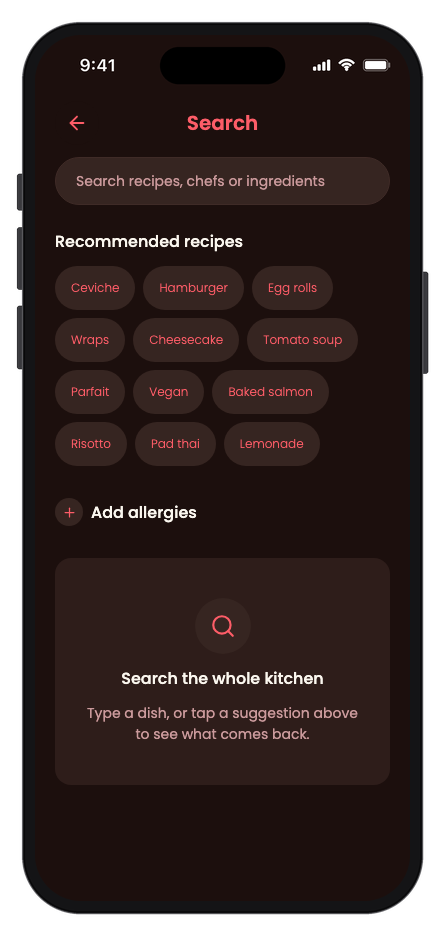 DishDash mobile app template screenshot 8