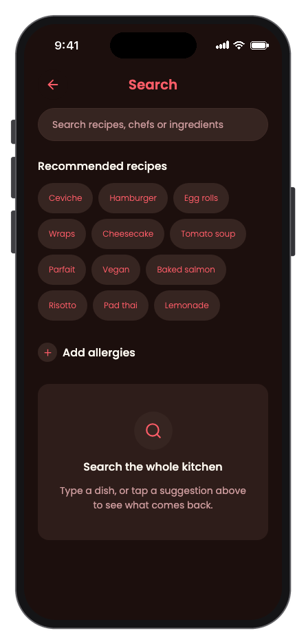 DishDash mobile app template screenshot 8