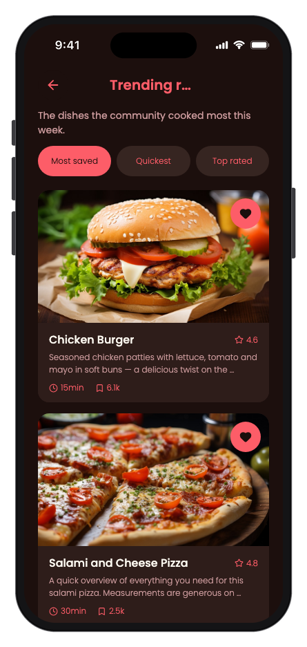 DishDash mobile app template screenshot 9