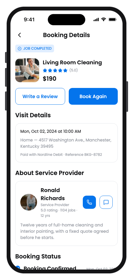 Fixora mobile app template screenshot 2
