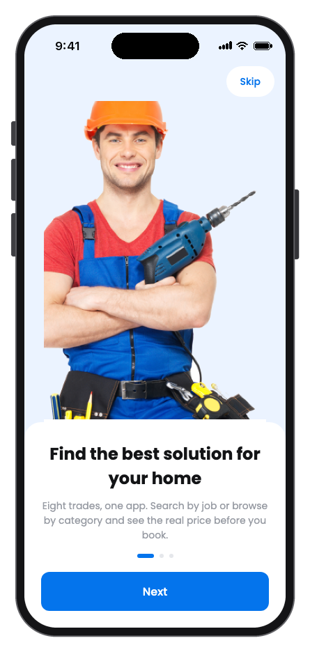 Fixora mobile app template screenshot 7
