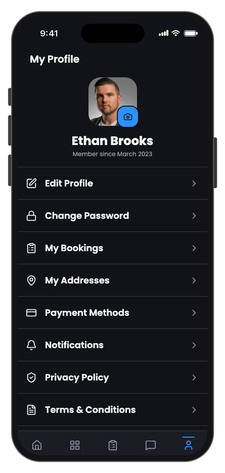 Fixora mobile app template screenshot 8