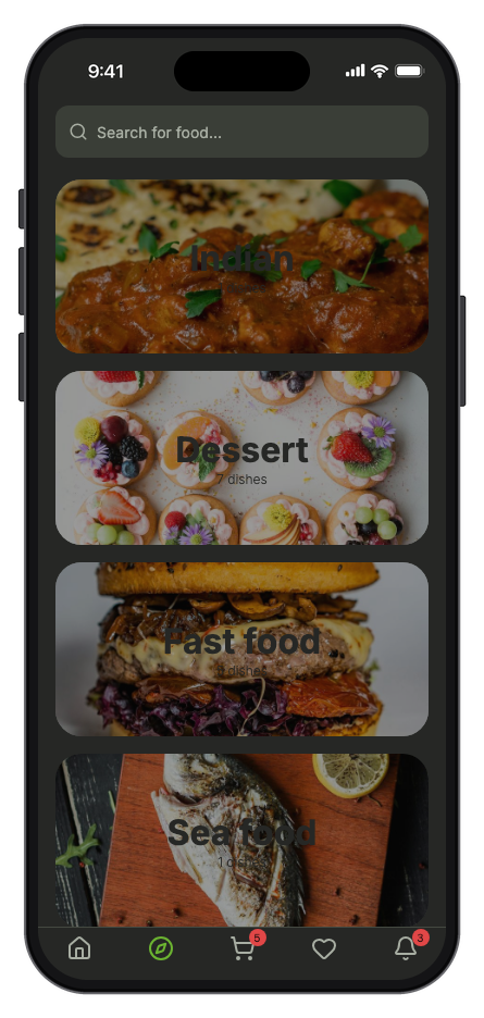 Forkly — Food Delivery mobile app template screenshot 7