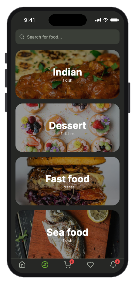Forkly — Food Delivery mobile app template screenshot 7