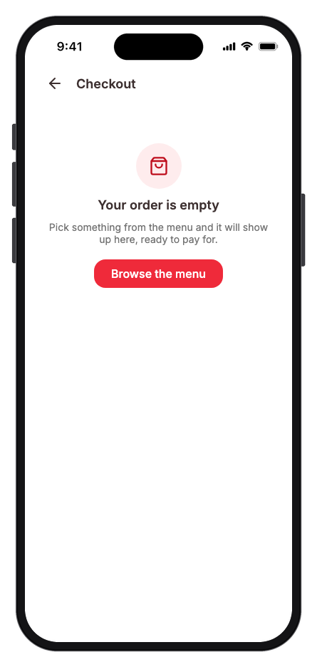Foodgo mobile app template screenshot 3