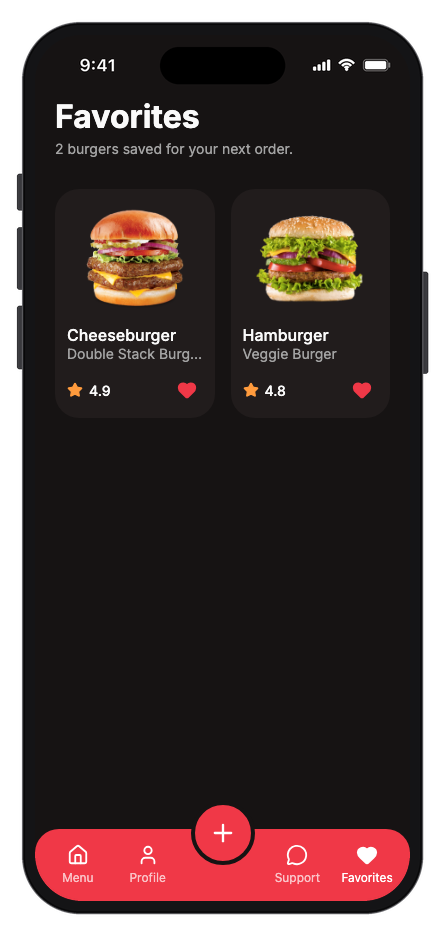 Foodgo mobile app template screenshot 5