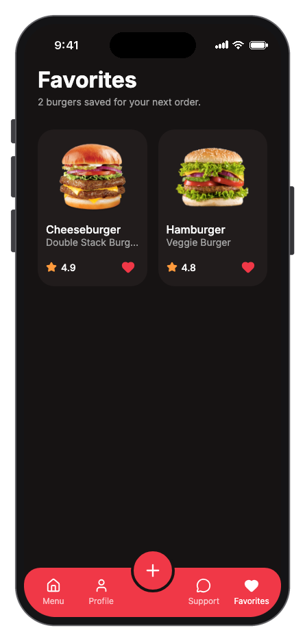 Foodgo mobile app template screenshot 5