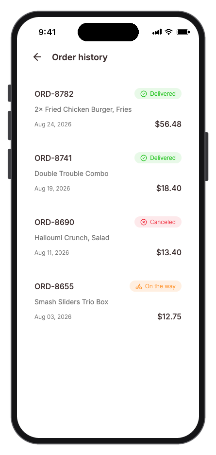 Foodgo mobile app template screenshot 6