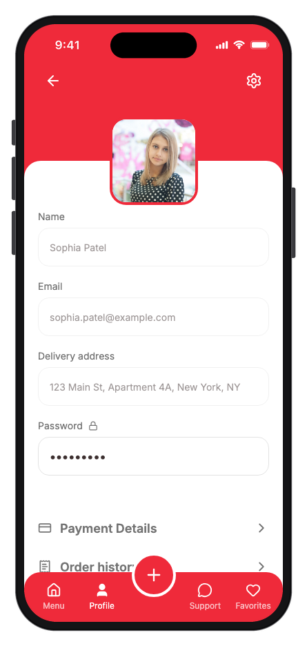 Foodgo mobile app template screenshot 7