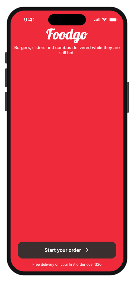 Foodgo mobile app template screenshot 9