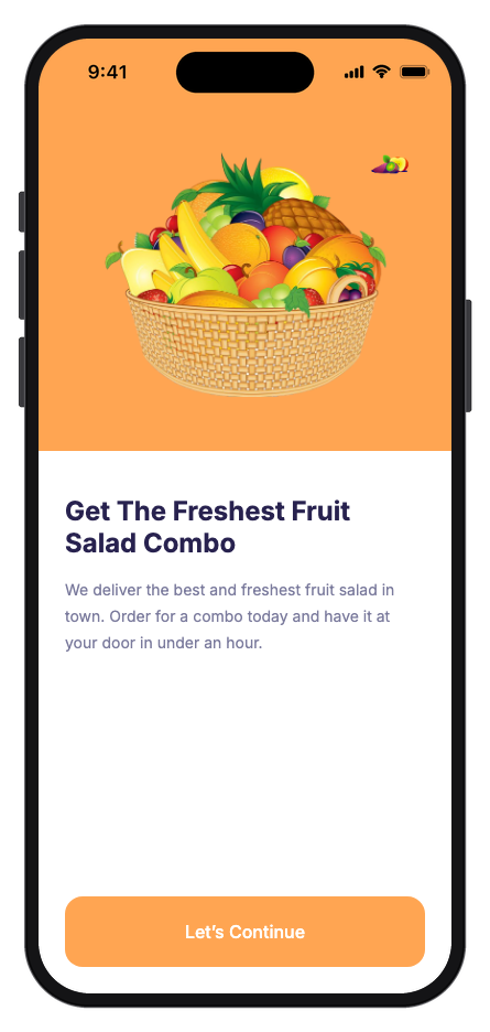 Freshbowl mobile app template screenshot 9