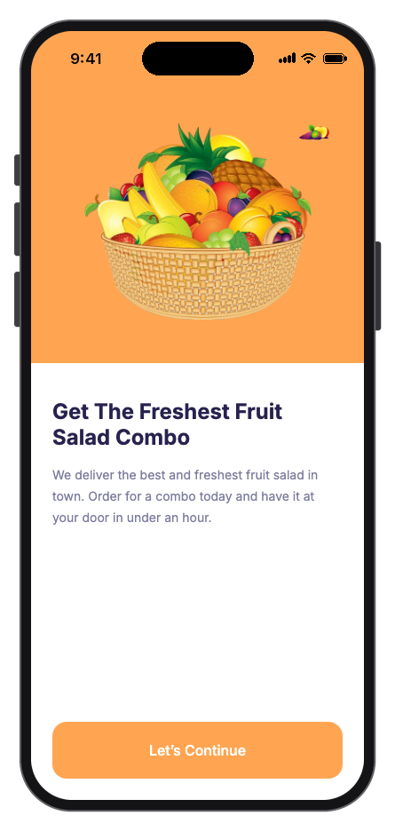Freshbowl mobile app template screenshot 9