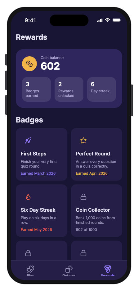 FunQuiz mobile app template screenshot 6