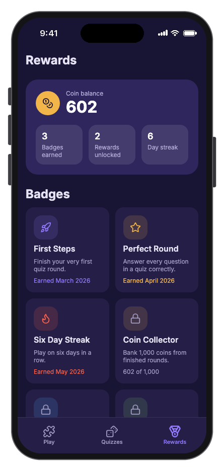 FunQuiz mobile app template screenshot 6