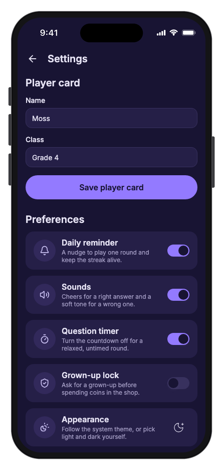 FunQuiz mobile app template screenshot 7