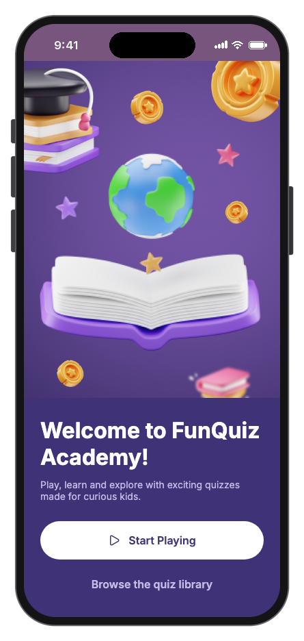 FunQuiz mobile app template screenshot 8