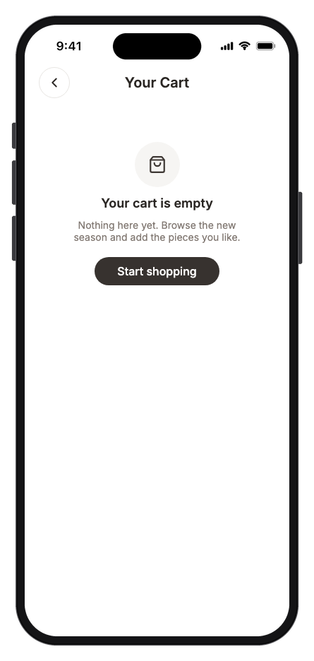 GemStore mobile app template screenshot 2
