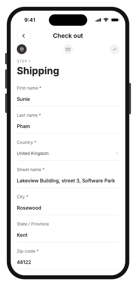 GemStore mobile app template screenshot 4